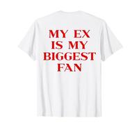 My Ex is My Biggest Fan Y2k Aesthetic Trendy Slogan Back T-Shirt