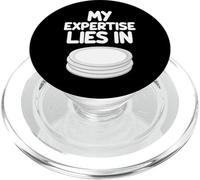 My Expertise Lies in Plates Plat Rond Vaisselle PopSockets PopGrip pour MagSafe