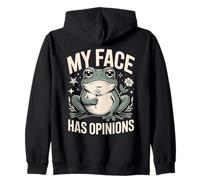 My Face Has Opinions Grenouille Sarcasme Sweat à Capuche