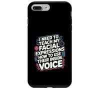 My Facial Expressions Need an Inside Voice |- Coque pour iPhone 7 Plus/8 Plus