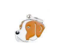 My Family Médaille de chien Made in Italy, Pointer anglais, Collection Friends, 32x29 mm