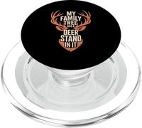 My Family Tree Has A Deer Stand in It Deer Huntlers PopSockets PopGrip pour MagSafe