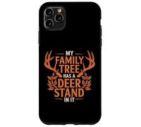 My Family Tree Has A Deer Stand in It Funny Buck Hunters Coque pour iPhone 11 Pro Max