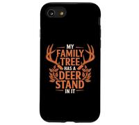 My Family Tree Has A Deer Stand in It Funny Buck Hunters Coque pour iPhone SE (2020) / 7/8