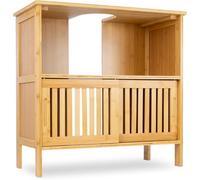 MY FAT GORILLA Meuble de salle de bain en bambou - 60 x 30 x 60 cm - Meuble de salle de bain - Meuble bas - Meuble de lavabo - Armoire de salle de bain