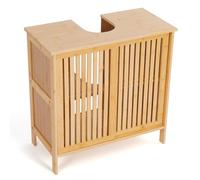 MY FAT GORILLA Meuble de salle de bain en bambou - Meuble de salle de bain - 60 x 30 x 60 cm - Meuble de salle de bain - Meuble bas - Meuble de lavabo - Armoire de salle de bain