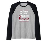My Father in Law is A Warrior Faucle Cell Awareness Manche Raglan