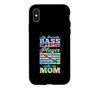 My Favorite Bass Clarinette Calls Me Mom Coque pour iPhone X/XS