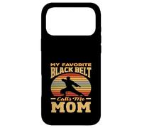 My Favorite Black Belt Calls Me Mom Karaté Arts Martiaux Coque pour iPhone 17 Pro Max
