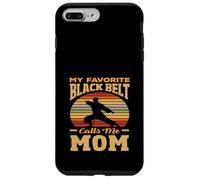 My Favorite Black Belt Calls Me Mom Karaté Arts Martiaux Coque pour iPhone 7 Plus/8 Plus