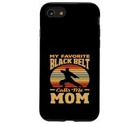 My Favorite Black Belt Calls Me Mom Karaté Arts Martiaux Coque pour iPhone SE (2020) / 7/8