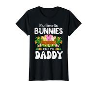 My Favorite Bunnies Call Me Daddy - Lapin de Pâques pour garçons et Filles T-Shirt Graphique avec Valeur