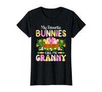 My Favorite Bunnies Call Me Granny, Lapin de Pâques garçons Filles T-Shirt Graphique avec Valeur