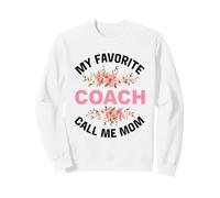 My Favorite Coach Call Me Mom Trainer Fitness Traine Sweatshirt