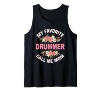 My Favorite Drummer Call Me Mom Kit Batterie Batteur Débardeur