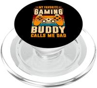 My Favorite Gaming Buddy Calls Me Dad Jeu vidéo Daddy Son PopSockets PopGrip pour MagSafe