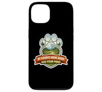 My Favorite Hiking Buddy Has Four Paws Hiker Dog Owner Randonnée Coque pour iPhone 13