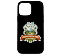 My Favorite Hiking Buddy Has Four Paws Hiker Dog Owner Randonnée Coque pour iPhone 13 Pro Max