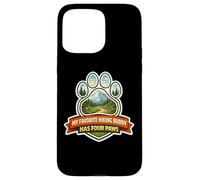 My Favorite Hiking Buddy Has Four Paws Hiker Dog Owner Randonnée Coque pour iPhone 15 Pro Max