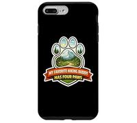 My Favorite Hiking Buddy Has Four Paws Hiker Dog Owner Randonnée Coque pour iPhone 7 Plus/8 Plus