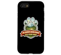 My Favorite Hiking Buddy Has Four Paws Hiker Dog Owner Randonnée Coque pour iPhone SE (2020) / 7/8