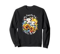 My Favorite Kids Live in The Barn Cute Goat Lover Tournesols Sweatshirt