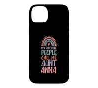 My Favorite People Call Me Aunt Anna Prénom Auntie Coque pour iPhone 14 Plus