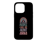 My Favorite People Call Me Aunt Anna Prénom Auntie Coque pour iPhone 14 Pro Max