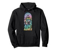 My Favorite People Call Me Aunt Aubrey Prénom Auntie Sweat à Capuche