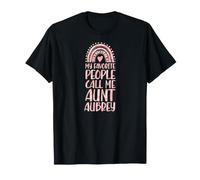 My Favorite People Call Me Aunt Aubrey Prénom Auntie T-Shirt