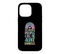 My Favorite People Call Me Aunt Danielle Prénom Auntie Coque pour iPhone 14 Pro Max
