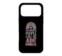 My Favorite People Call Me Aunt Danielle Prénom Auntie Coque pour iPhone 17 Pro Max