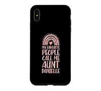 My Favorite People Call Me Aunt Danielle Prénom Auntie Coque pour iPhone XS Max