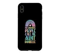 My Favorite People Call Me Aunt Danielle Prénom Auntie Coque pour iPhone XS Max
