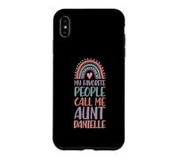 My Favorite People Call Me Aunt Danielle Prénom Auntie Coque pour iPhone XS Max