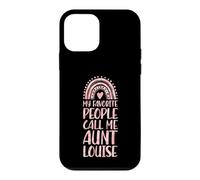 My Favorite People Call Me Aunt Louise Prénom Auntie Coque pour iPhone 12 Mini