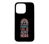 My Favorite People Call Me Aunt Nora Prénom Auntie Coque pour iPhone 15 Pro Max