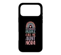 My Favorite People Call Me Aunt Nora Prénom Auntie Coque pour iPhone 17 Pro Max