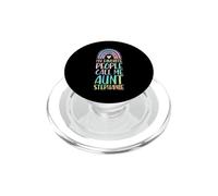 My Favorite People Call Me Aunt Stephanie Prénom Auntie PopSockets PopGrip pour MagSafe