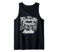 My Favorite People Call Me Auntie Women Grandma Mothers Day Débardeur