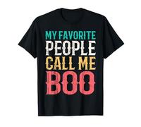 My Favorite People Call Me Boo Funny Brother Idea Vintage T-Shirt