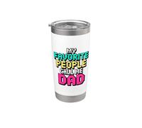 My Favorite People Call Me Dad Gobelet isotherme en acier inoxydable double paroi