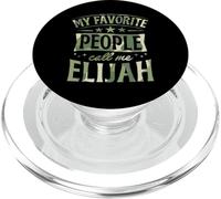 My Favorite People Call Me Elijah Nom personnalisé PopSockets PopGrip pour MagSafe