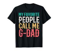 My Favorite People Call Me G-Dad Father Day Funny Vintage T-Shirt
