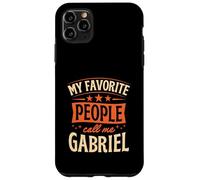 My Favorite People Call Me Gabriel Nom personnalisé Coque pour iPhone 11 Pro Max