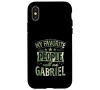 My Favorite People Call Me Gabriel Nom personnalisé Coque pour iPhone X/XS