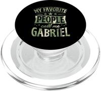 My Favorite People Call Me Gabriel Nom personnalisé PopSockets PopGrip pour MagSafe