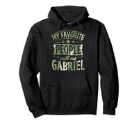 My Favorite People Call Me Gabriel Nom personnalisé Sweat à Capuche