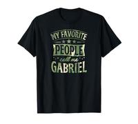 My Favorite People Call Me Gabriel Nom personnalisé T-Shirt