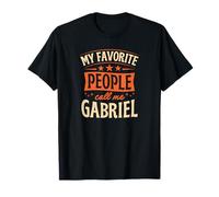 My Favorite People Call Me Gabriel Nom personnalisé T-Shirt
